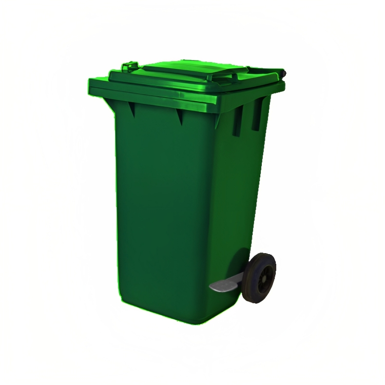 CONTENEDOR BASURA 240 LTS CON PEDAL METALICO