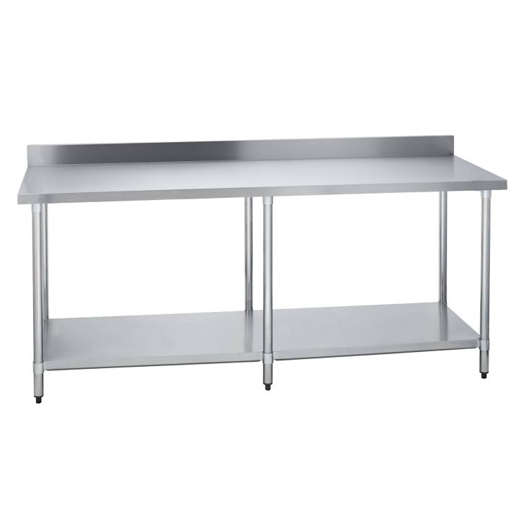 MESON ACERO INOX MURAL 200 X 60 X 85 Cms.