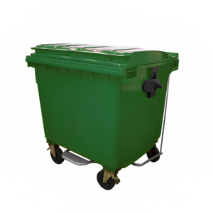 CONTENEDOR BASURA 1100 LTS CON PEDAL METALICO