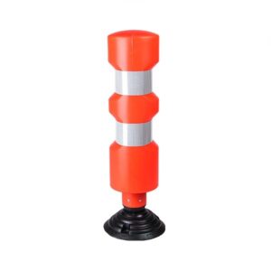 Hito Tubular Abatible Naranjo – 2 Cintas A.I