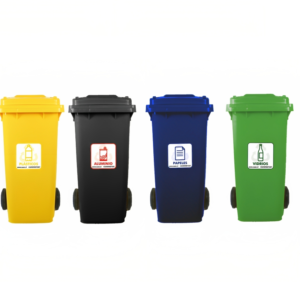 Kit Contenedores Reciclaje 120 Lts