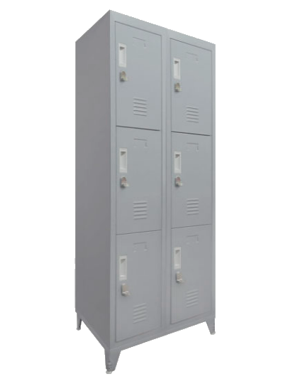 LOCKERS 2 CUERPOS 6 PUERTAS