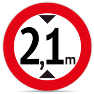 Altura Maxima 2.1m