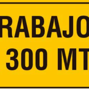 Trabajos a 300 mts