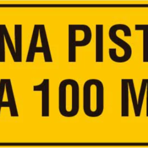 Una pista a 100 M