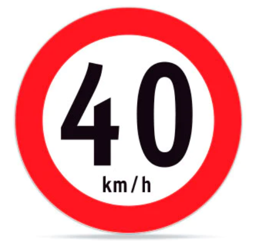 Velocidad Maxima 40-km