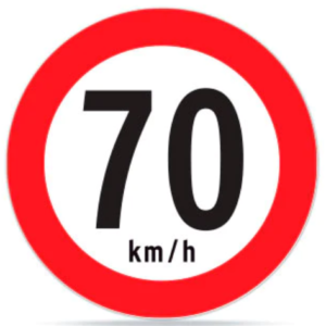 Velocidad Maxima 70-km