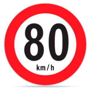 Velocidad Maxima 80-km