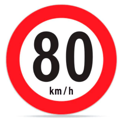 Velocidad Maxima 80-km