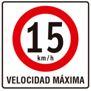 Velocidad maxima 15-km-1